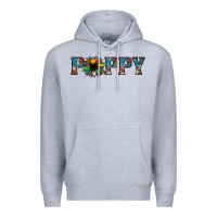 Heather Grey poppy cowhide sunflower Premium Hoodie - Jasminsmagicworld