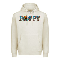 Oatmeal Heather poppy cowhide sunflower Premium Hoodie - Jasminsmagicworld