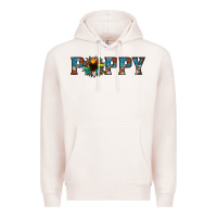 Pale Pink poppy cowhide sunflower Premium Hoodie - Jasminsmagicworld