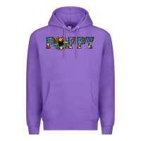 Purple poppy cowhide sunflower Premium Hoodie - Jasminsmagicworld