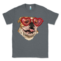 English Bulldog With Love Glass Classic Tee | Teevron