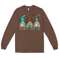 Chestnut howdy gnomies Long Sleeve Tee - Zillion Design Studio