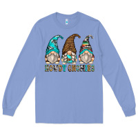 Colony Blue howdy gnomies Long Sleeve Tee - Zillion Design Studio