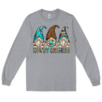Heather Grey howdy gnomies Long Sleeve Tee - Zillion Design Studio