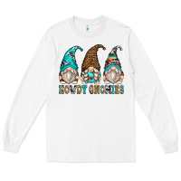 White howdy gnomies Long Sleeve Tee - Zillion Design Studio
