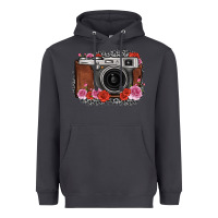 Smoke rose grey leopard vintage camera Heavyweight Hoodie - FaDigitalArtStudio