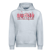 Heather Grey auntie like a mom only cooler Urban Hoodie - MaliasSmallBusiness