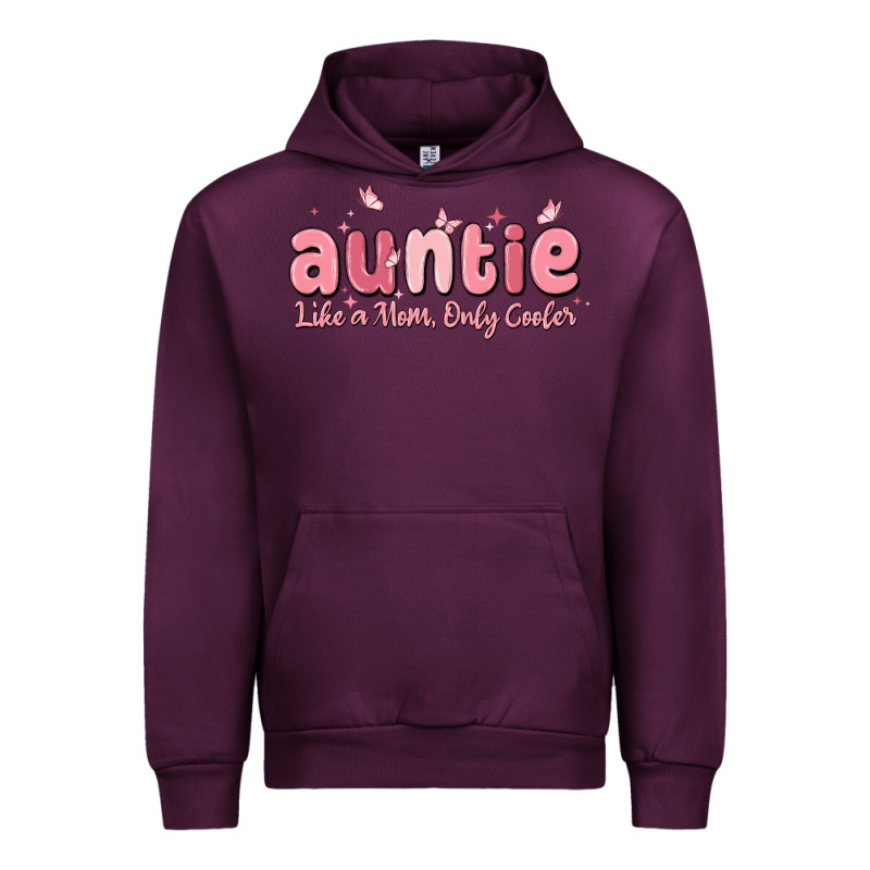 Auntie Like A Mom Only Cooler Urban Hoodie by MaliasSmallBusiness | Teevron