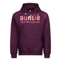 Mauve Wine auntie like a mom only cooler Urban Hoodie - MaliasSmallBusiness