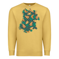 Antique Gold christmas gingerbread cookies patch Premium Sweatshirt - BundleAndBundleShop