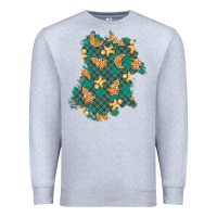 Heather Grey christmas gingerbread cookies patch Premium Sweatshirt - BundleAndBundleShop