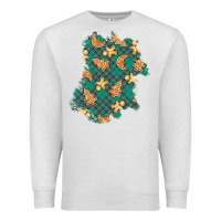 Oatmeal Heather christmas gingerbread cookies patch Premium Sweatshirt - BundleAndBundleShop