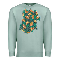 Seafoam christmas gingerbread cookies patch Premium Sweatshirt - BundleAndBundleShop