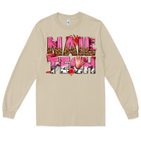 Mushroom nail tech Long Sleeve Tee - texasbilliewilder