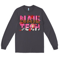 Smoke nail tech Long Sleeve Tee - texasbilliewilder
