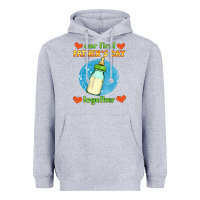 Heather Grey our first father's day together and baby bottle Heavyweight Hoodie - HRA Design Shop