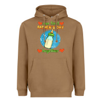 Toasted Coconut our first father's day together and baby bottle Heavyweight Hoodie - HRA Design Shop