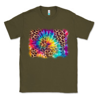 Army Green leopard tie dye background Classic Tee - Zillion Design Studio