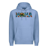 Colony Blue nana cowhide sunflower Premium Hoodie - Jasminsmagicworld