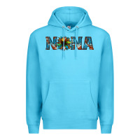 Ocean Blue nana cowhide sunflower Premium Hoodie - Jasminsmagicworld