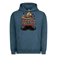 Pigment Midnight Navy adios bitchachos Urban Hoodie - MaliasSmallBusiness