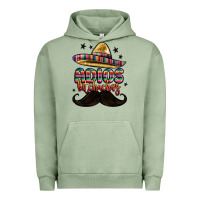 Pigment Oil Green adios bitchachos Urban Hoodie - MaliasSmallBusiness