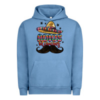 Pigment Pebble Blue adios bitchachos Urban Hoodie - MaliasSmallBusiness