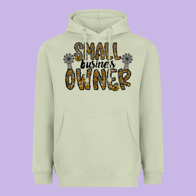 Small Business Owner Heavyweight Hoodie Designed By Cowhidedigitalart