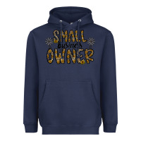 Navy small business owner Heavyweight Hoodie - CowhideDigitalArt