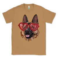 Toasted Coconut german shepherd with love glasses Classic Tee - RanaPortraitStore