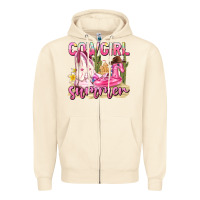 Sandshell cowgirl summer Zipper Hoodie - texasbilliewilder