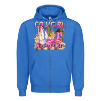 True Royal cowgirl summer Zipper Hoodie - texasbilliewilder