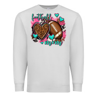 Dove Grey football mom Premium Sweatshirt - AdoDesignShop