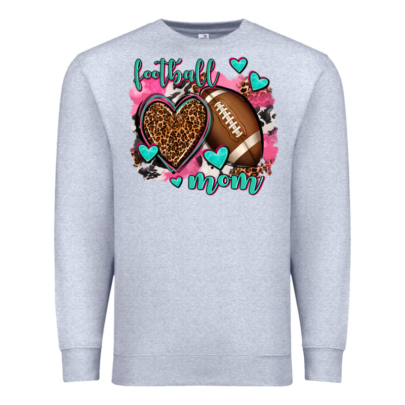 Football Mom Premium Sweatshirt by AdoDesignShop | Teevron