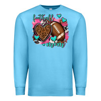Ocean Blue football mom Premium Sweatshirt - AdoDesignShop
