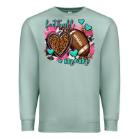 Seafoam football mom Premium Sweatshirt - AdoDesignShop