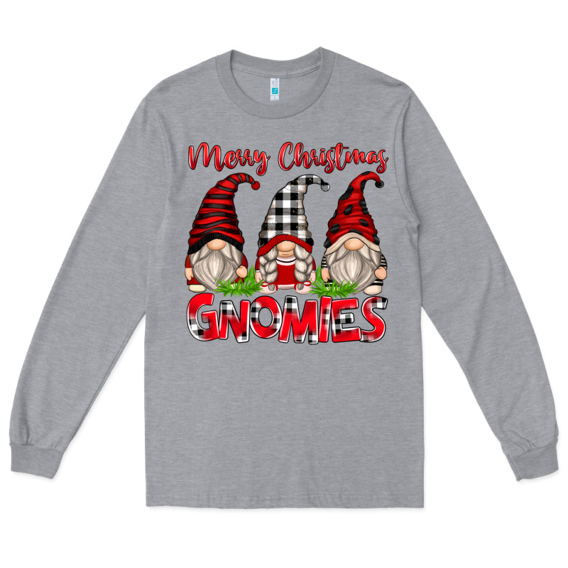 Merry Christmas Gnomies Long Sleeve Tee by Zillion Design Studio | Teevron