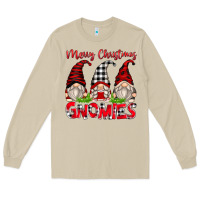 Mushroom merry christmas gnomies Long Sleeve Tee - Zillion Design Studio