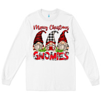 White merry christmas gnomies Long Sleeve Tee - Zillion Design Studio