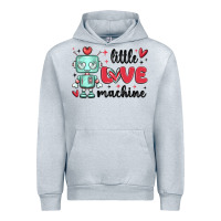 Heather Grey little love machine Urban Hoodie - MaliasSmallBusiness