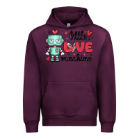 Mauve Wine little love machine Urban Hoodie - MaliasSmallBusiness