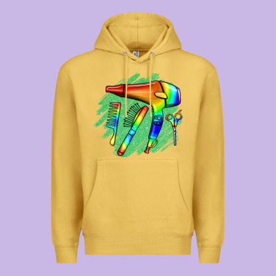 Hairdresser Premium Hoodie Designed By Jasminsmagicworld