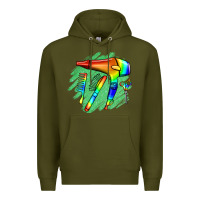 Army Green Hairdresser Premium Hoodie - Jasminsmagicworld