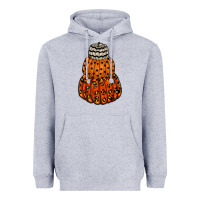 Heather Grey pumpkin halloween Heavyweight Hoodie - RacoonDesign