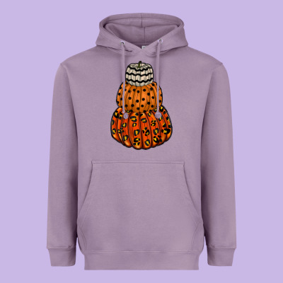 Pumpkin Halloween Heavyweight Hoodie Designed By Racoondesign