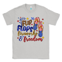 Moon Dust flip flops fireworks and freedom Classic Tee - texasbilliewilder