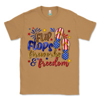 Toasted Coconut flip flops fireworks and freedom Classic Tee - texasbilliewilder