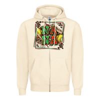Sandshell softball nana with leopard Zipper Hoodie - Zillion Design Studio