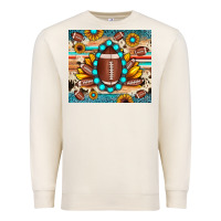 Sandshell football cowhide sunflower Premium Sweatshirt - JahusDesignShop