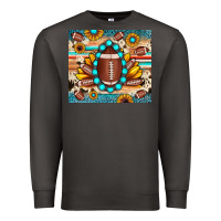 Smoke football cowhide sunflower Premium Sweatshirt - JahusDesignShop